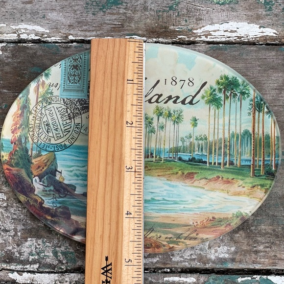 Michel Designs glass trinket soap dish - Picture 3 of 5